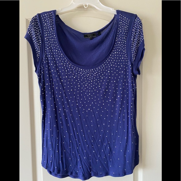 Guess - Indigo Blue Silver Mini Studs Accents - Picture 1 of 6